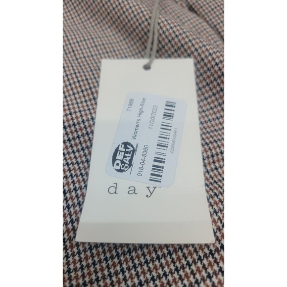 Women's High-Rise Relaxed Fit Tapered Ankle Trousers - A New Day Brown 4 - Picture 8 of 9